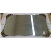 Image 1 : Mirror with Brass Decorative Corners - 25"x42"x1.5"