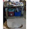 Image 6 : Mirror with Brass Decorative Corners - 25"x42"x1.5"