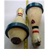 Image 3 : 2x Vintage Bowling Pins Sportsman Bowl, Prince Albert