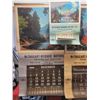 Image 3 : 7 large 1950's/60's advertising calendars