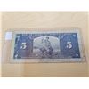 Image 2 : 1937 bank of Canada five dollars