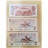 Image 2 : 3 x bank of Canada two dollars (1-1974, 2-1986)