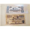Image 1 : 1864 confederate states of America 20 dollars & one million dollars in gold fantasy bill