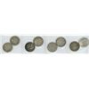Image 1 : Lot Of 8 Canadian 25 Cent Coins (1918-1967)