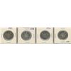 Image 1 : Lot Of 4 Canadian 50 Cent Coins (1979-80)