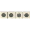 Image 2 : Lot Of 4 Canadian 50 Cent Coins (1979-80)