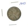 Image 1 : 1943 Canadian Silver 25 Cents