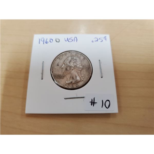 1960 D USA quarter