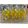 Image 1 : SET OF 6 YELLOW POLKA DOT GLASSES