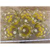 Image 2 : SET OF 6 YELLOW POLKA DOT GLASSES