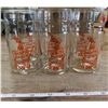 Image 1 : VINTAGE SET OF 6 "COUNTRY KITCHEN" JUICE GLASSES