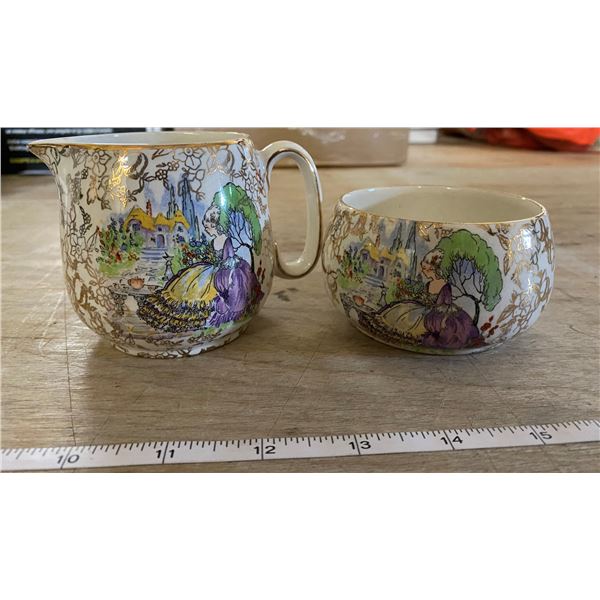 LORD NELSON "POMPADOUR" SUGAR + CREAMER SET