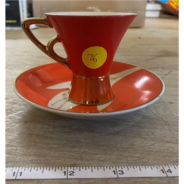 JAPANESE TEACUP AND SAUCER