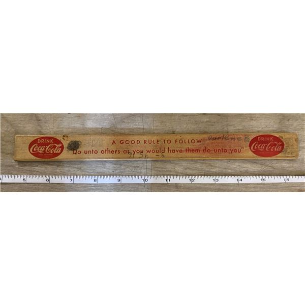 VINTAGE COCA-COLA 12" RULER