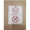 Image 1 : brand new no smoking sign