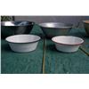 Image 2 : Lot of misc. Metallic Bowls Including Enamel ware