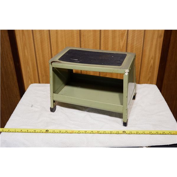 Vintage Metal Foot Stool