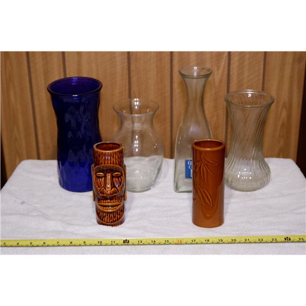 Lot of Glass Vases