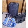 Image 1 : Lot of Suitcase & Carry On + Misc. Bags