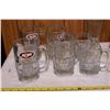 Image 2 : Lot of Glass ware: A&W Mugs, Fruit Dish, Pyrex Dishes