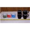 Image 1 : 4 Texaco Starburst Mugs & 3 Fire King Mugs