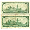 Image 2 : 2 1967 one dollar bills