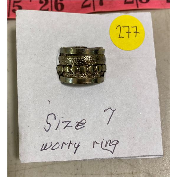 Size 7 "Worry Ring"