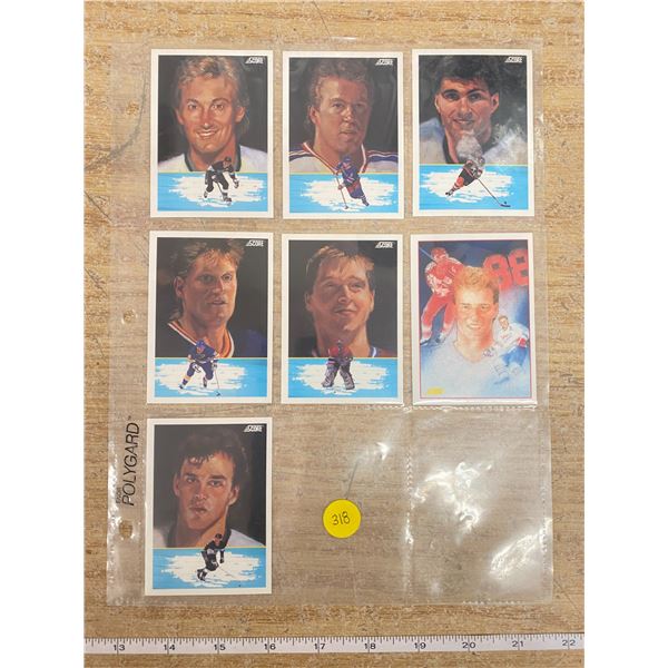 Lot Of 7 Hockey Cards (1991 Dream Team)