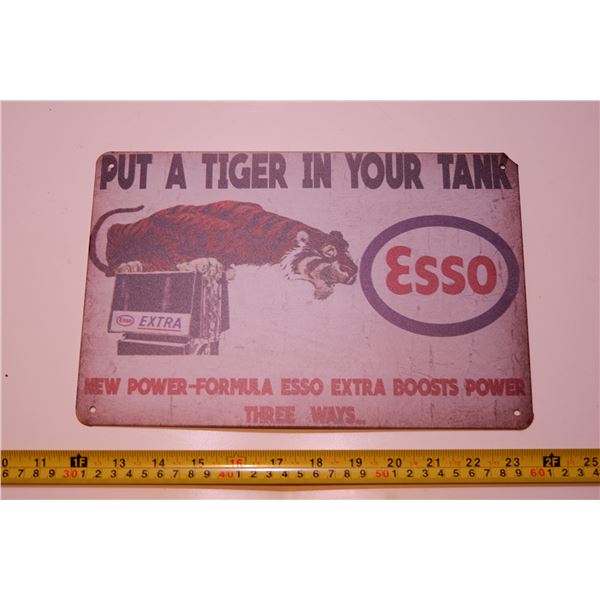 Esso Tin Repro Sign