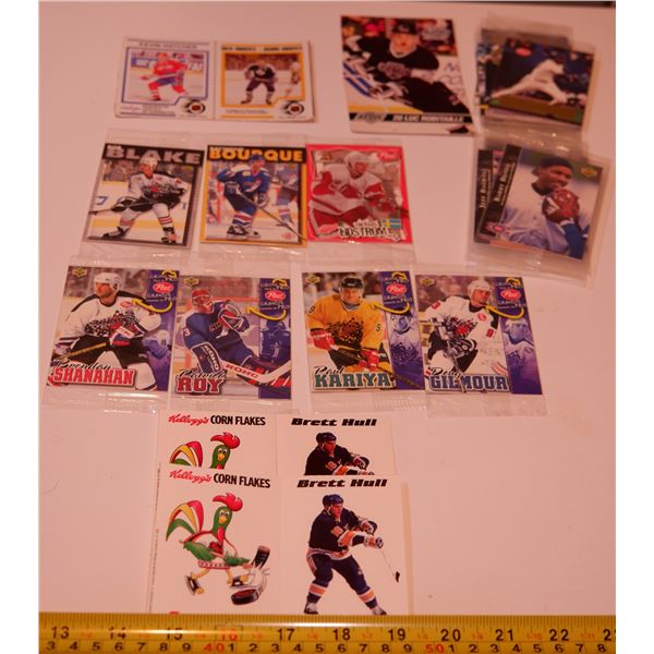Lot of Misc. Post Hockey + Baseball Cards