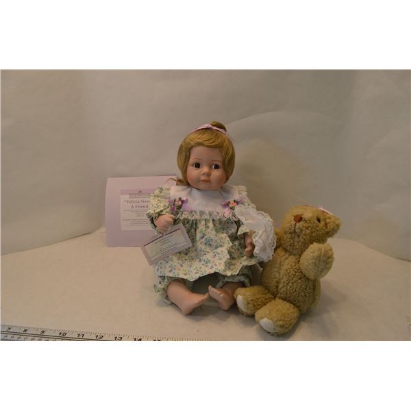 Ashton Drake Doll-"Felicia Needs a Friend" original package