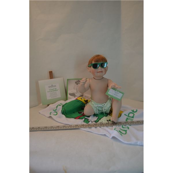 Ashton Drake Doll-"Cool as a cucumber"-1996  11" sitting