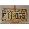 Image 1 : 1961 Saskatchewan license plate