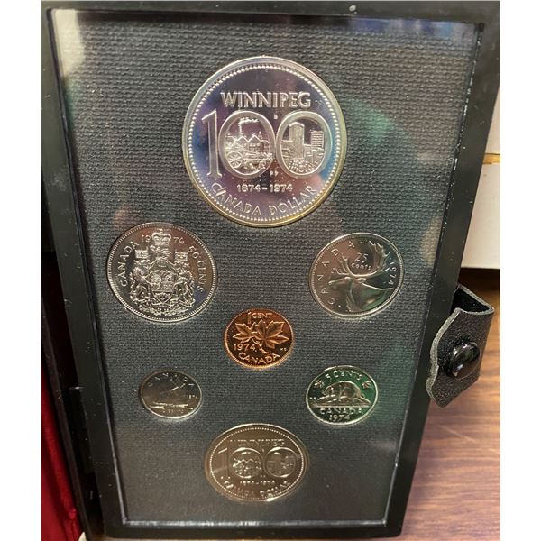 1974 Canadian Double Dollar Set