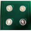 Image 3 : 1997 Sterling Silver Fifty Cent Four Coin Set