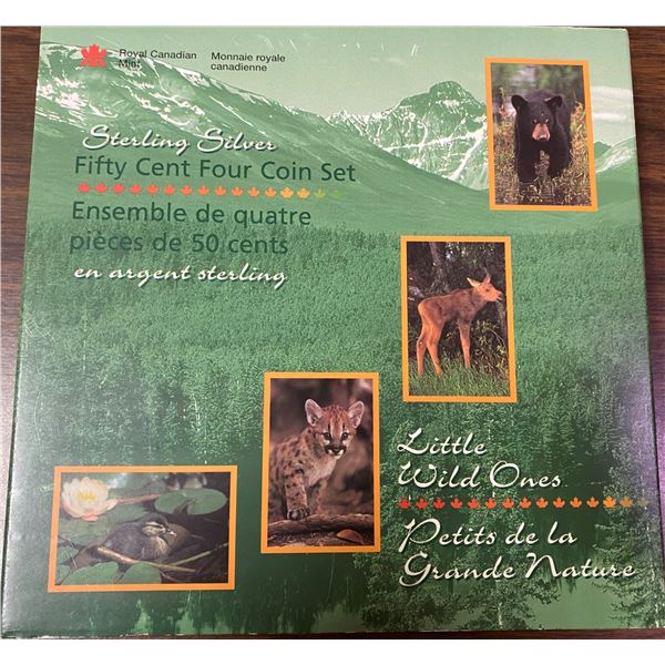 1996 Sterling Silver Fifty Cent Four Coin Set