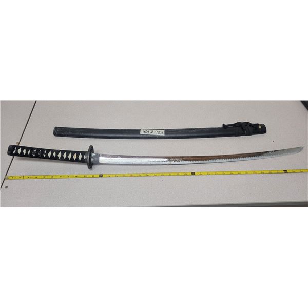 Large sword with sheath 29" blade