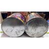 Image 4 : 2 Large Tins