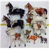 Image 1 : 8 Toy Horses & Accessories