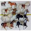Image 2 : 8 Toy Horses & Accessories