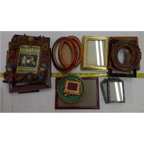 Box of Picture Frames - Assorted Sizes