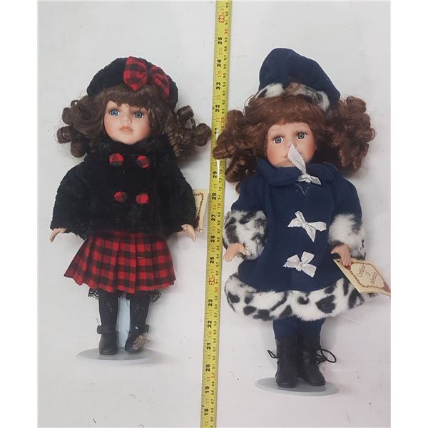 2 Porcelain Dolls