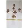 Image 4 : 2 brass candelabras
