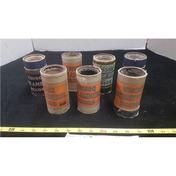 7 Edison Blue Amber Records