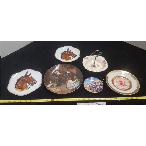 Lot Decorative Plates Etc.