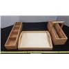 Image 1 : Wooden Tray / Crate & Divider