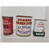 Image 1 : Tins - Rogers Golden Syrup, Nabob black pepper, Blue Ribbon baking powder