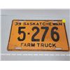 Image 1 : Saskatchewan 1939 plate - Farm truck - 5-276