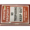 Image 3 : "Private Property" Tin Sign