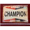 Image 1 : "Dependable Champion Spark Plugs" Tin Sign